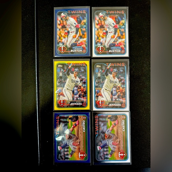 Topps Other - Minnesota Twins 6 card lot of 2024 Topps Series 1